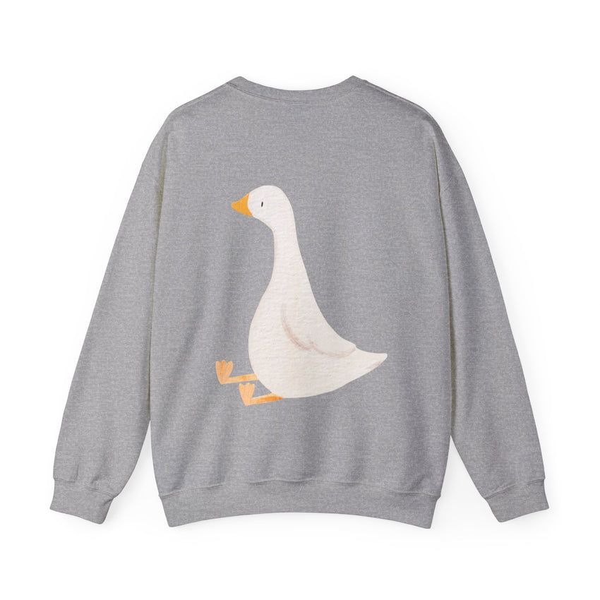 Alternate / back view of Strawberry Goose Crew