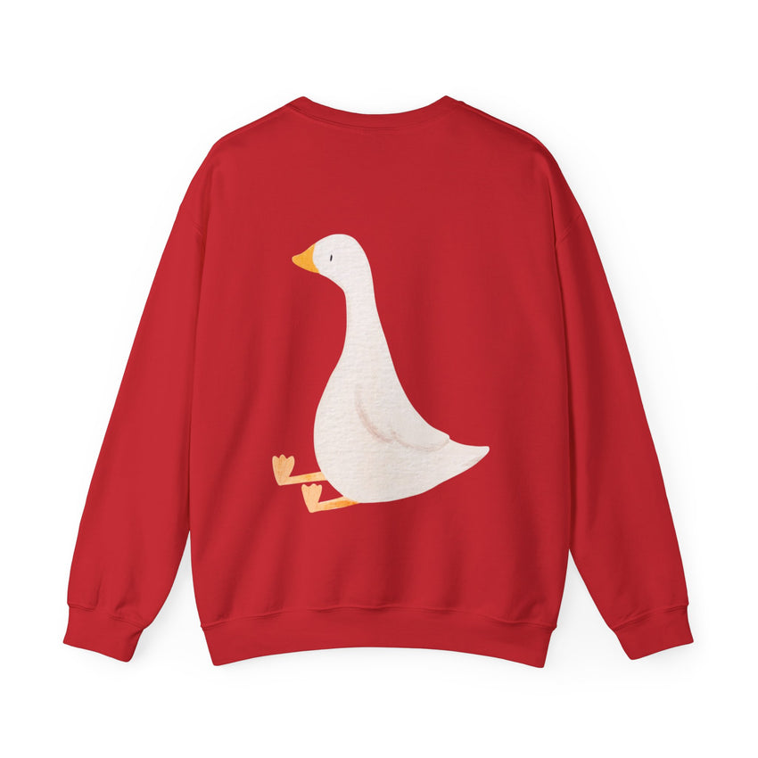 Alternate / back view of Black Polka-Dot Goose Crew